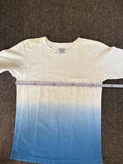 Rare 90s-00s Champion Reverse Weave Pocket T-Shirt Medium Dip-Dye Gradient