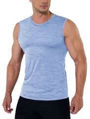 Men’s Tank Tops Sleeveless Quick Dry Gym Workout Muscle Shirts Bodybuilding Tops