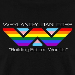 Weyland Yutani Corp Logo Gay Pride Men’s T-Shirt