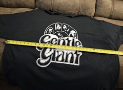 Gentle Giant Official Band T Shirt Progressive Rock Size 5x Black NWOT