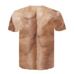 Funny Muscle Body 3D Print Men’s T-Shirt Sports Athletics Summer T Shirt