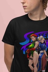 Street Fighter Shirt Chun Li Tshirt Camille White T-Shirt Ken Fighting Anime Tee