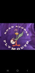 Plymouth Supebird Road Runner Muscle Car Logo Classic Design Tshirt XL