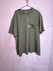 Athletic Works Men’s Green Tri Blend Crewneck Short Sleeves T- Shirt