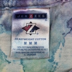 Vintage Penn State Tee M Heavyweight Spiral Rainbow Tie Dye Graphic 100% Cotton