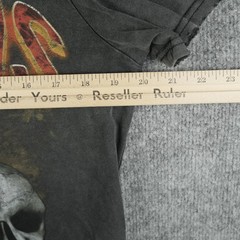 Valabasas Shirt Mens XS Black Skull Graphic From Memphis With Love Gothic Rock