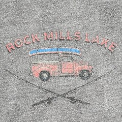 Rock Hills Lake G.H. Bass Gray Short Sleeve T-Shirt Men’s M