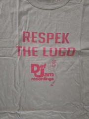 Def Jam Records T-shirt Respec The Logo Size XL Gray