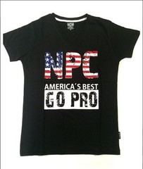 Mens Workout NPC Bodybuilding Wear Combed 100% Cotton V-Neck Top Gym T-Shirt