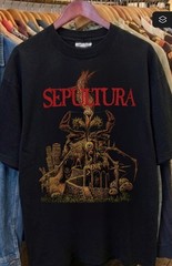 SEPULTURA ARISE On SHAKA HEAVYWEIGHT GARMET SHIRT