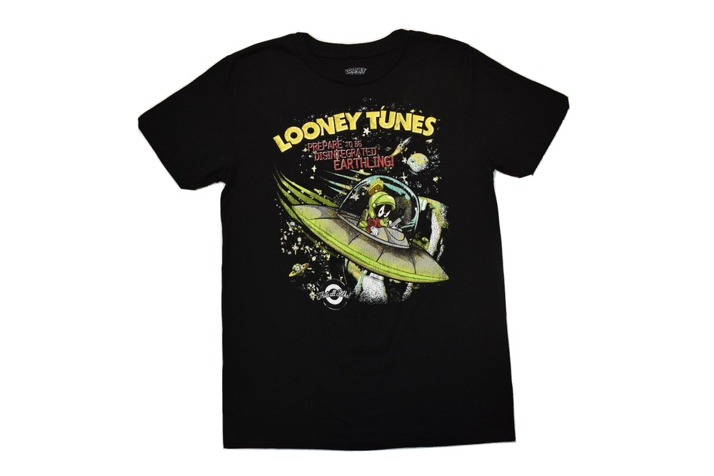 Looney Tunes Mens Marvin The Martin Prepare To Be Disintegrated Shirt New S-XL