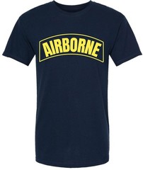 Airborne Logo Army T-Shirt U.S. Paratrooper Military Tactical Logo Shirt