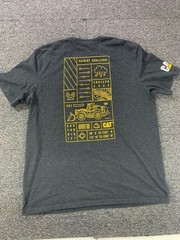 District Re-Tee T-shirt Mens XXL Charcoal Crew Neck