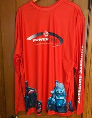 NWT The Sports Shirt Company Powerride University Red XXL Long Sleeve Shirt