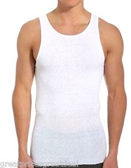 Mens 3 Pack Knocker White A-SHIRTS Small Medium Large XL 2XL 3XL