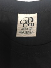Get In Shape America Cal Cru Sleeveless Shirt Black Adult Medium