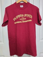 Vintage Florida State 1999 National Champions Men’s Medium Seminoles Hanes Beefy
