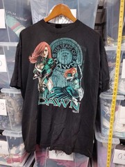 Vintage Dawn Comic Book Tshirt 1999 Fashion Victim Tee Size XL Holes Pinholes