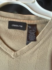 Claiborne Men’s Knit Shirt Lot – SS (2) Cream Olive; LS (4) Cream Olive Tan Blk