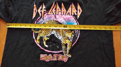 Def Leppard High N’ Dry Concert Shirt XL Black Music T