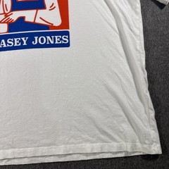 Wrangler – Casey Jones White Graphic Print Tee T-Shirt Large Train Locomotive