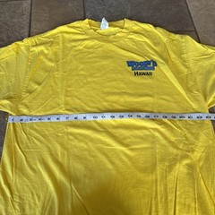 Woody’s Longboards Hawaii Shirt Adult XL Yellow Beach Tropical Outdoor Mens