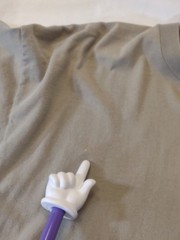 Vintage Quiksilver Khaki Short-Sleeve Tee w/ Sm. Logo Front / Lg. Logo Back – XL