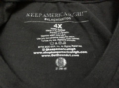 KEEP AMERICA HIGH T SHIRT MENS 4XL BLACK WHITE LEGALIZATION WEED POT SMOKE v