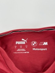 Puma T-Shirt Mens Large Red BMW MMS Motorsport ESS Logo Racing Tee Y2K 621314 10