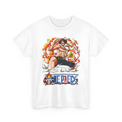 Fire Fist Ace One Piece T-Shirt | Anime Pirate Skull Logo Tee