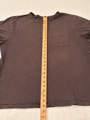 Outerknown Saltwater Slub T Shirt Mens L Brown Pocket Tee 100% Organic Cotton