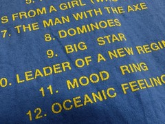 Lorde Shirt Adult Large Blue Solar Power Album Tracklist Graphic Band Tee Tour
