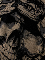 AFFLICTION Men’s T-shirt FREEWILL Short Sleeve Skull Tattoo Biker MMA