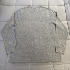 Polo Ralph Lauren Waffle Knit Long Sleeve Sleep Shirt Men’s Size XL Heather Grey