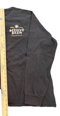 Beehive Basin Brewery Big Sky Montana Blk Unisex Long Sleeve T-Shirt Size Large