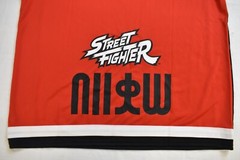 Graph Mens Capcom Street Fighter Gamer Red Sport Jersey NWT S, M, XL
