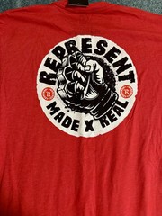 Represent T Shirt Signature Poly Cotton Blend Large