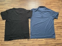 Lot of 2 – George T-Shirt Men’s Size L (42-44): 1 pcs – Black, 1 pcs – Blue
