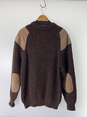 Other Brands Knit Sweater (Thick) Large Wool BRW Solid Color