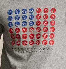 Polo Ralph Lauren Men’s Custom Slim Fit Team USA T-Shirt Size S, M Color Grey