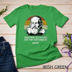 Thunderbolt lightning Galileo philosopher physics astronomy Unisex T-shirt