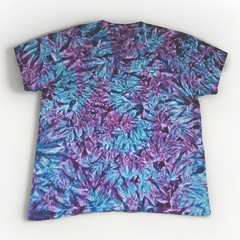 *New* 3XL & 4XL Handmade Tie Dye, Blue Raspberry Cruncht Crinkle, Crew or V-Neck