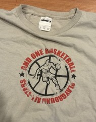 Vintage AND1 Basketball 1990s T-shirt Streetball Streetwear Men’s XL Rare Shirt