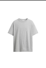 IRREGULAR TEXTURED T-SHIRT Zara Men’s Size M 0 Cotton Made In Morocco