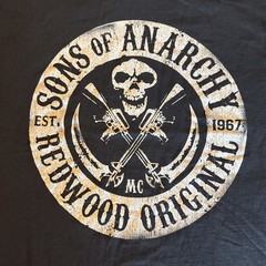 Sons Of Anarchy Road Gear T-Shirt Men’s Large Biker Motorcycle EUC