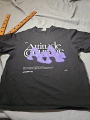 Atcg Brand Shirt Mens Medium Black Graffiti Graphic Print Streetwear Tee