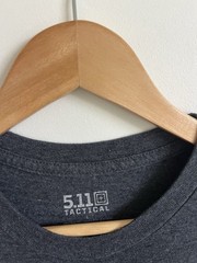 5.11 Tactical Chicken Bird T Shirt Mens Large Gray SS Military Pullover USMC SOF