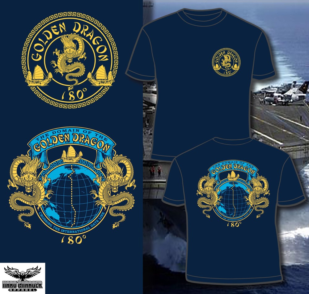 Domain of the Golden Dragon Crossing the International Dateline 180 T-shirt