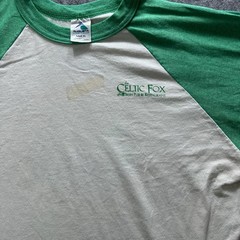Vintage Augusta Sportswear Shirt Mens XL White Celtic Fox Logo Tee Raglan