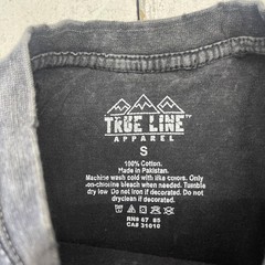 True Line Apparel Shirt Mens Small Gray Ride Or Die Skeleton Cowboy Graphic Tee